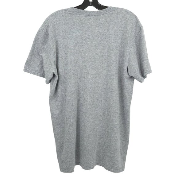 Anvil Avengers Lets Build An Alliance T Shirt Size L Gray Red White Poly Cotton - Picture 2 of 5